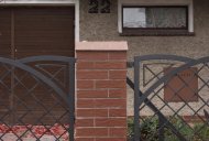 ogrodzenie stalowe z siatką plecioną, ocynkowane i malowane natryskowo