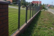 ogrodzenie stalowe, projekt indywidualny, ocynkowane i malowane natryskowo